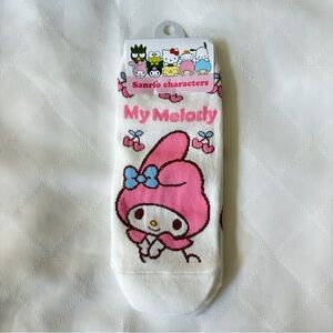 Sanrio My Melody Ankle Socks (NWT) • Size: 22-26cm (One size fits all)